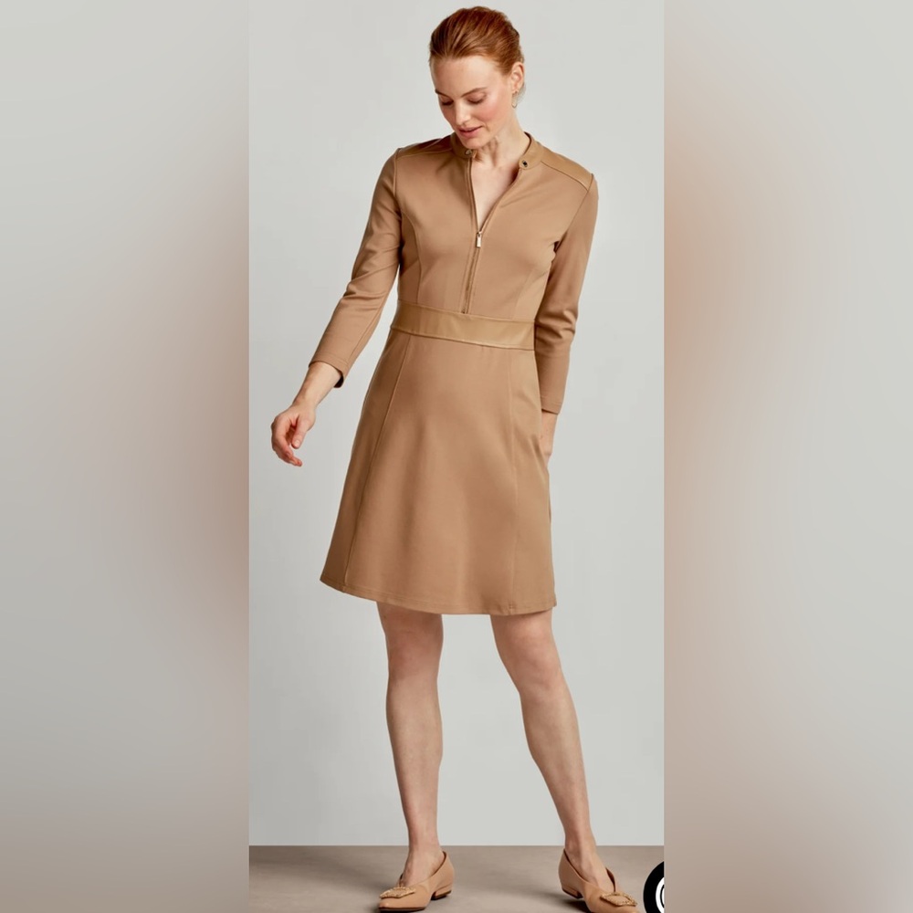Ellen Tracy Tan Dress